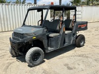 2022 POLARIS RANGER UTILITY CART, gasoline, 4x4, canopy, seats 4, 50"x34" tilt bed, tow package, 870 hours indicated. s/n:3NSM4A575NE317139