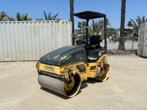 2011 BOMAG BW120AD4 VIBRATORY TANDEM SMOOTH DRUM ROLLER, Kubota diesel, 47" drums, canopy. s/n:861880181419