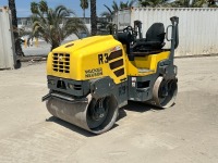 2015 WACKER RD27120 VIBRATORY TANDEM SMOOTH DRUM ROLLER, Kubota diesel, 47" drums. s/n:24265444