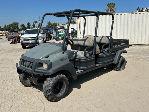 2023 CLUB CAR CARRYALL 1700D UTILITY CART, Kubota diesel, canopy, seats 4, 50"x48" tilt bed, tow package, 517 hours indicated. s/n:SD2316396840 --(DOES NOT RUN)-- --(LOCATED IN COLTON, CA)--