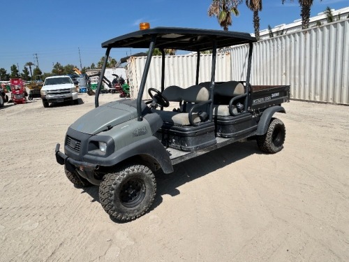 2023 CLUB CAR CARRYALL 1700D UTILITY CART, Kubota diesel, canopy, seats 4, 50"x48" tilt bed, tow package, 731 hours indicated. s/n:SD2316397418 --(DOES NOT RUN)-- --(LOCATED IN COLTON, CA)--