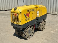 2022 WACKER RTKX-SC3 WALK-BEHIND TRENCH ROLLER, Kohler diesel, 22" drums, 382 hours indicated. s/n:WNMR0201TM0001458