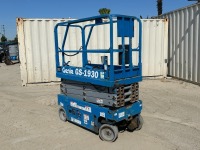 2018 GENIE GS1930 SCISSORLIFT, electric, 19' lift, extendable platform, 65 hours indicated. s/n:GS30P-175554