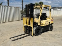 2016 HYSTER H60FT FORKLIFT, 6,000#, 80" mast, 3-stage, 181" lift, sideshift, diesel, canopy. s/n:P177V06237P