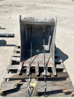 TAG 24" GP BUCKET, fits backhoe. --(LOCATED IN COLTON, CA)--