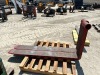 SET OF 69" FORKS, fits reach forklift. --(LOCATED IN COLTON, CA)-- - 2