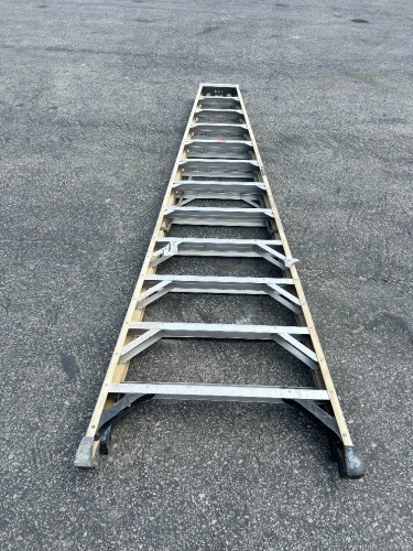 2016 WERNER 7312 12' A-FRAME LADDER. s/n:V203106310 --(LOCATED IN COLTON, CA)--