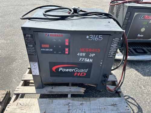 HAWKER PH3M-24-775 48V INDUSTRIAL BATTERY CHARGER. s/n:59302K05 --(LOCATED IN COLTON, CA)--