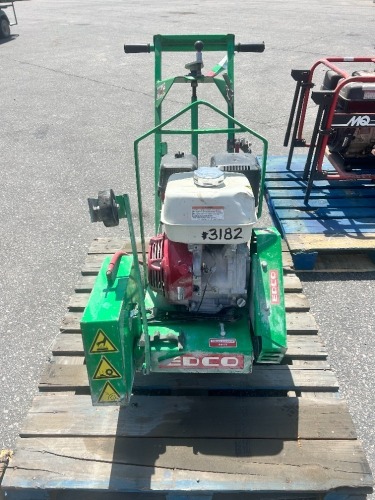2021 EDCO SK1413H 14" FLOOR SAW, gasoline. s/n:201210150 --(LOCATED IN COLTON, CA)--