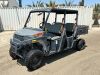 2022 POLARIS RANGER UTILITY CART, gasoline, 4x4, canopy, seats 4, 50"x34" tilt bed, tow package, 1,194 hours indicated. s/n:3NSM4A576NE323175 --(DOES NOT RUN)-- --(LOCATED IN COLTON, CA)--