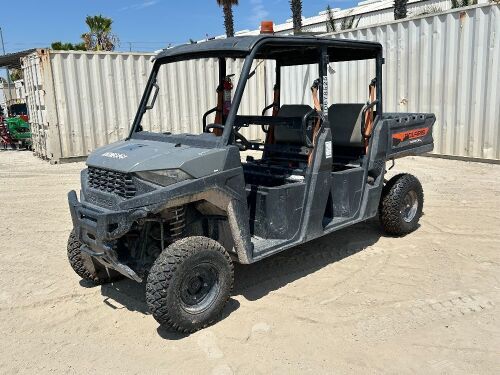 2022 POLARIS RANGER UTILITY CART, gasoline, 4x4, canopy, seats 4, 50"x34" tilt bed, tow package. s/n:3NSM4A576NE322575 --(DOES NOT RUN)-- --(LOCATED IN COLTON, CA)--