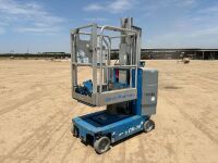 2017 GENIE GR20 PERSONNEL LIFT, electric, 20' lift. s/n:GRP-51179 --(LOCATED IN MADERA, CA)--