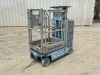2010 GENIE GR12 PERSONNEL LIFT, electric, 12' lift, extendable platform, 348 hours indicated. s/n:GR10-15052 --(DOES NOT RUN)-- --(LOCATED IN COLTON, CA)--