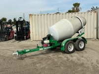 2002 CARTAWAY CMT100 CONCRETE TRAILER, 1 yard capacity, Honda gasoline. s/n:4MFMA15252W001703