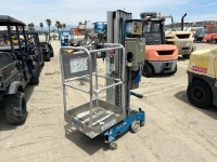 2017 GENIE AWP25S PERSONNEL LIFT, electric, 25' lift. s/n:AWPG-89265