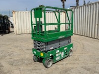 2018 GENIE GS1930 SCISSORLIFT, electric, 19' lift, extendable platform, 202 hours indicated. s/n:GS30P-177455