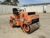 HAMM HD12 VIBRATORY TANDEM SMOOTH DRUM ROLLER, Deutz diesel, 47" drums. s/n:37694 - 2
