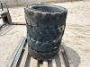 APPROX. (4) RIMS W/TIRES, fits Bobcat skidsteer. --(LOCATED IN COLTON, CA)-- - 3