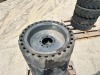 APPROX. (4) RIMS W/TIRES, fits Bobcat skidsteer. --(LOCATED IN COLTON, CA)-- - 5