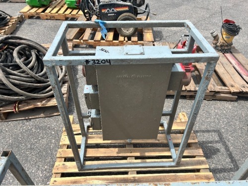 GENERAL ELECTRIC INDUSTRIAL PORTABLE TRANSFORMER. --(LOCATED IN COLTON, CA)--