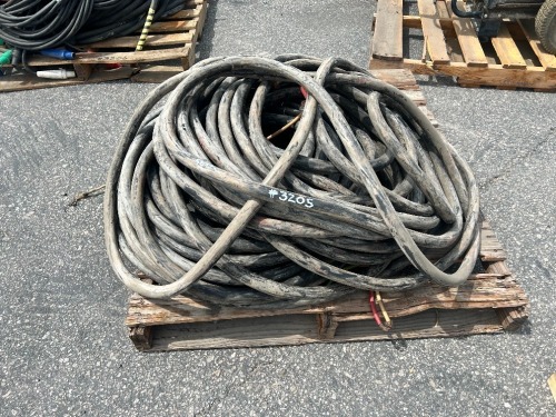 APPROX. (4) 4/0 MALE PIGTAIL CONNECTORS, APPROX. (3) 4/0 FEMALE PIGTAIL CONNECTORS, APPROX. (3) 100' CAMLOCK CABLES, 25' CAMLOCK CABLE, APPROX. (2) 50' #2 BANDED 5-WIRE CAMLOCK CABLES--(LOCATED IN COLTON, CA)--