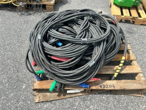 PALLET OF WELDING CABLE. --(LOCATED IN COLTON, CA)--