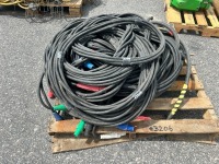 PALLET OF WELDING CABLE. --(LOCATED IN COLTON, CA)--