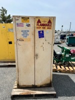 2020 GRAINGER 491M71 FLAMMABLE SAFETY STORAGE CABINET. --(LOCATED IN COLTON, CA)--