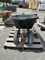 HUSKY WHEEL BARROW. --(LOCATED IN COLTON, CA)--