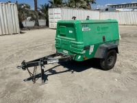 2018 DOOSAN P185WDO AIR COMPRESSOR, 185cfm, diesel, portable. s/n:484633UCACF63; Trailer s/n:4FVCABAA9JU484633