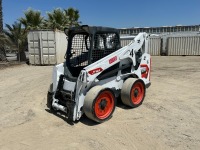 2012 BOBCAT S770 SKIDSTEER LOADER, aux hydraulics, canopy, solid tires. s/n:A3P412060