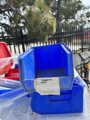 PALLET OF ASST. AKRO BINS --(LOCATED IN COLTON, CA)--