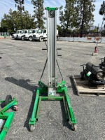 2018 GENIE SLA10 MATERIAL LIFT, 1,000#, 10' lift. s/n:SLAP-71170 --(LOCATED IN COLTON, CA)--