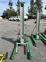 2017 GENIE SLC12 MATERIAL LIFT, 12' lift. s/n:SLCG-75675 --(LOCATED IN COLTON, CA)--