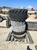 APPROX. (4) RIMS W/TIRES, fits skidsteer, TIRE --(LOCATED IN COLTON, CA)-- - 2