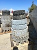 APPROX. (6) RIMS W/TIRES, fits skidsteer --(LOCATED IN COLTON, CA)-- - 2