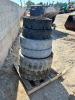 APPROX. (6) RIMS W/TIRES, fits skidsteer --(LOCATED IN COLTON, CA)-- - 3
