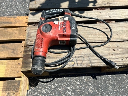 2016 HILTI TE30C ROTO HAMMER. s/n:208690 --(LOCATED IN COLTON, CA)--