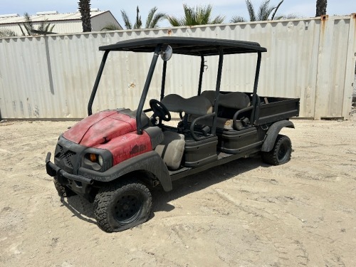 2014 CLUB CAR XRT UTILITY CART, Kubota diesel, 4x4, canopy, seats 4, 48"x44" tiltbed, tow package, 178 hours indicated. s/n:SY1435-486693 --(DOES NOT RUN)-- --(LOCATED IN COLTON, CA)--