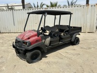 2014 CLUB CAR XRT UTILITY CART, Kubota diesel, 4x4, canopy, seats 4, 48"x44" tiltbed, tow package, 178 hours indicated. s/n:SY1435-486693 --(DOES NOT RUN)-- --(LOCATED IN COLTON, CA)--