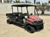 2014 CLUB CAR XRT UTILITY CART, Kubota diesel, 4x4, canopy, seats 4, 48"x44" tiltbed, tow package, 178 hours indicated. s/n:SY1435-486693 --(DOES NOT RUN)-- --(LOCATED IN COLTON, CA)-- - 2