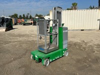 2017 GENIE GR20 PERSONNEL LIFT, electric, 20' lift, extendable platform, 379 hours indicated. s/n:GRR-817