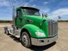 2017 PETERBILT 579 TRUCK TRACTOR, Cummins ISX15 450hp diesel, engine brake, automatic, pto, 12,000# front, wet kit, air ride suspension, 38,000# rears, 240,639 miles indicated. s/n:1XPBD49X9HD414532 - 2