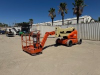 2012 JLG E450AJ BOOMLIFT, electric, 2-stage, 45' articulated boom, 5' jib, 1,498 hours indicated. s/n:0300156503