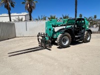 2017 JCB 50636 ROUGH TERRAIN REACH FORKLIFT, 6,000#, 36' reach, 3-stage, 4x4x4, tilt, diesel, canopy, foam filled tires, 2,026 hours indicated. s/n:JCB5CD7GLH2577101