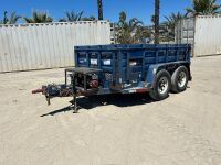 2016 MARKSMAN DT6X10T DUMP TRAILER, 9,900# gvwr, Honda gasoline, 72"x10' dump bed, 2' sides. s/n:1M9BD1020GL516000