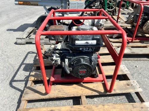 2015 MULTIQUIP QP-3TH 3" TRASH PUMP, Honda gasoline. s/n:3TH-28805 --(LOCATED IN COLTON, CA)--