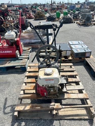 RYAN 544945A 18" SOD CUTTER, Honda gasoline. s/n:S4494501864 --(LOCATED IN COLTON, CA)--