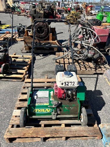 RYAN 544877 DETHATCHER, Honda gasoline. s/n:54487700994 --(LOCATED IN COLTON, CA)--