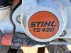 STIHL TS420 14" CUT OFF SAW, gasoline. --(LOCATED IN COLTON, CA)-- - 5